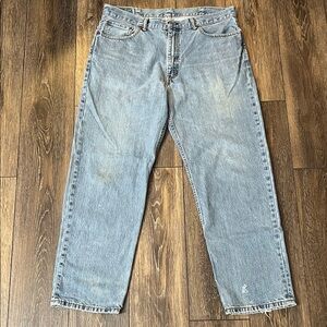 Levis 550 Jeans Mens 38x32 Blue Relaxed Tapered Fit Denim Classic Five Pocket